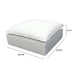 TOV Furniture Cali Performance Fabric Ottoman