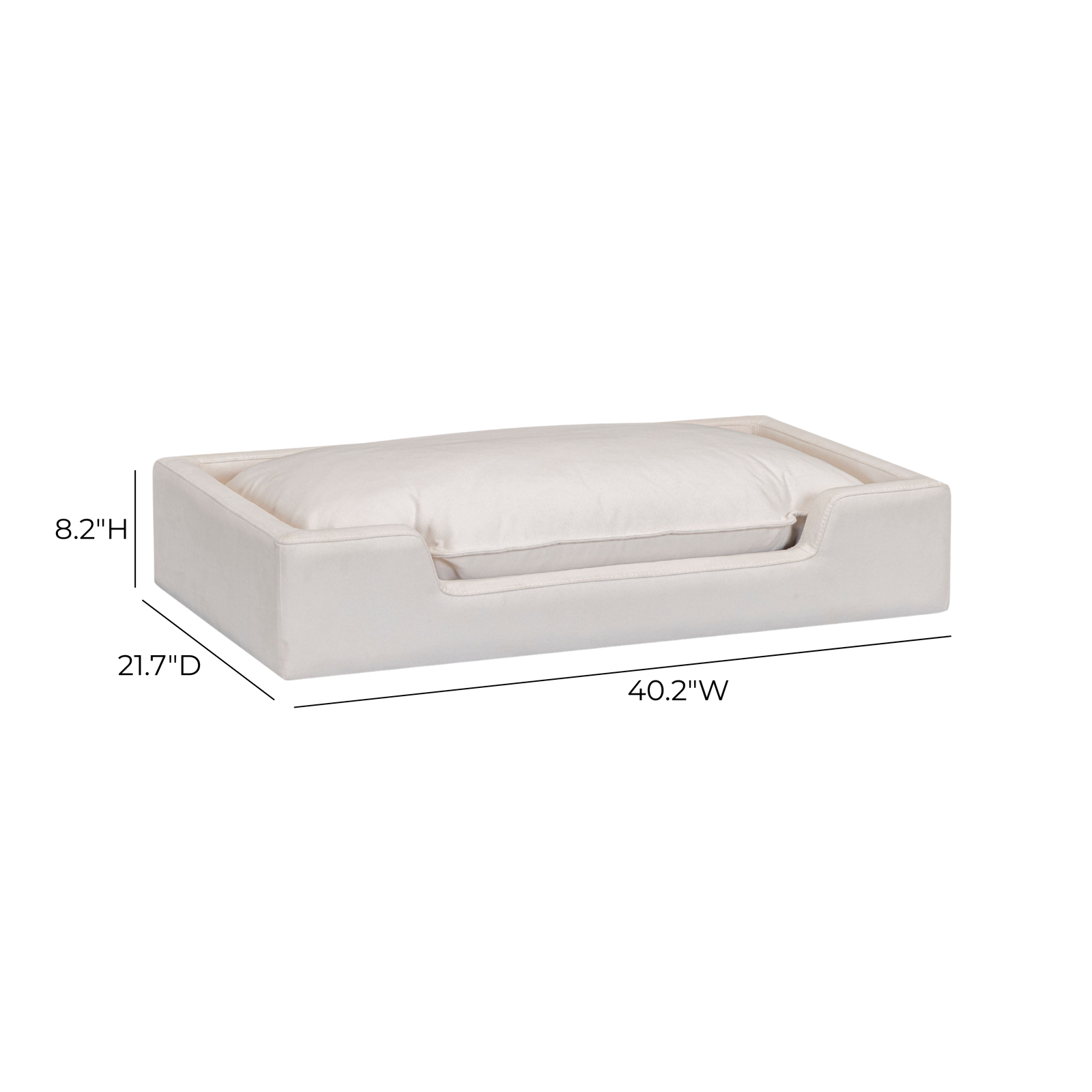 TOV Furniture Cali Performance Fabric Modular Pet Bed