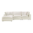 TOV Furniture Cali 4-Piece Performance Fabric Modular Sectional