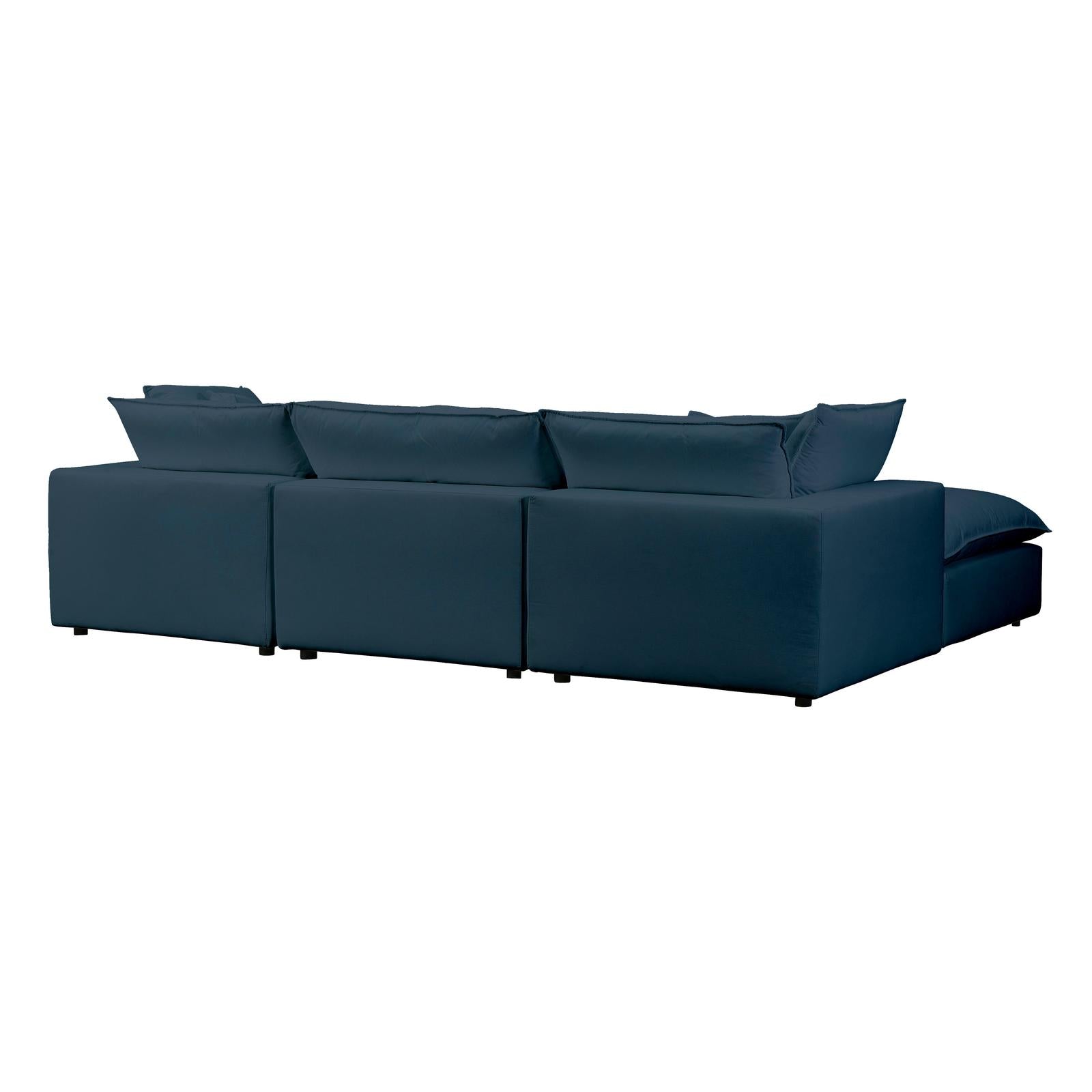 TOV Furniture Cali 4-Piece Performance Fabric Modular Sectional