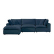 TOV Furniture Cali 4-Piece Performance Fabric Modular Sectional
