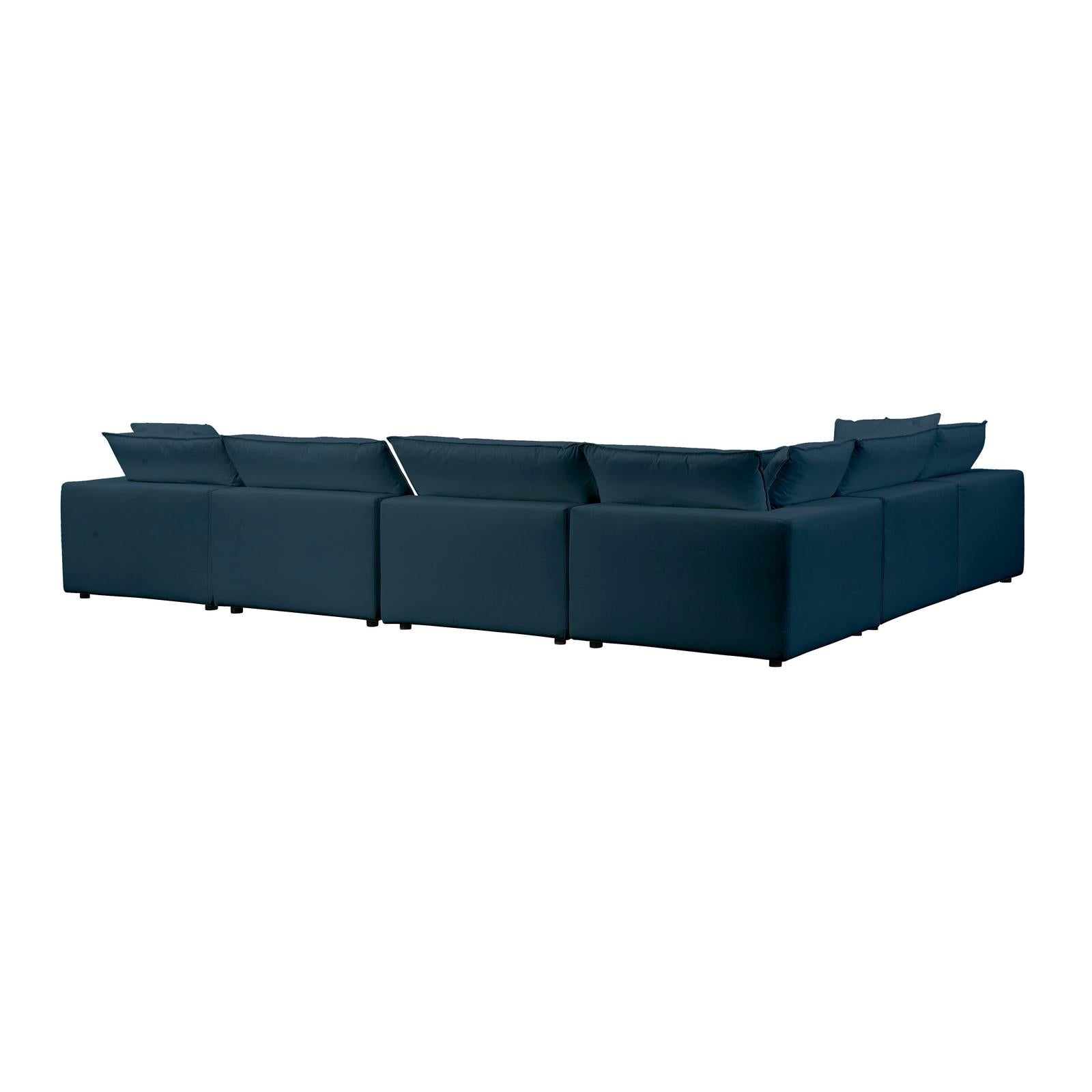 TOV Furniture Cali 7-Piece Performance Fabric Modular Large Chaise Sectional