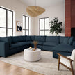 TOV Furniture Cali Performance Fabric Ottoman