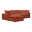 TOV Furniture Cali 4-Piece Performance Fabric Modular Sectional
