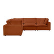 TOV Furniture Cali 5-Piece Performance Fabric Modular L-Sectional