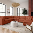 TOV Furniture Cali 7-Piece Performance Fabric Modular Large Chaise Sectional