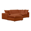 TOV Furniture Cali Performance Fabric Ottoman