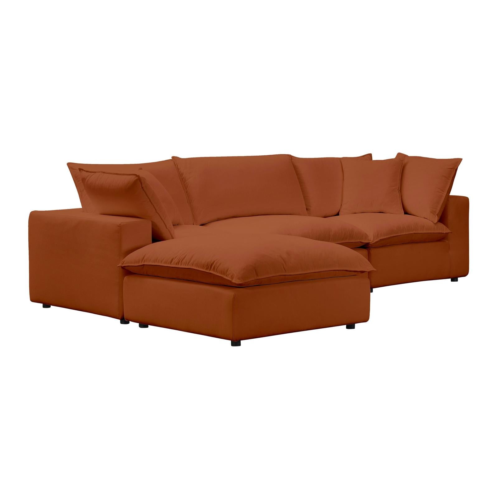 TOV Furniture Cali Performance Fabric Ottoman