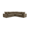 TOV Furniture Cali 5-Piece Chocolate Brown Performance Velvet L-Sectional