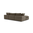 TOV Furniture Cali 4-Piece Chocolate Brown Performance Velvet Sectional