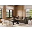 TOV Furniture Cali 4-Piece Chocolate Brown Performance Velvet Sectional