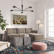 TOV Furniture Willow 4-Piece Performance Velvet Modular Sectional