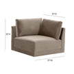 TOV Furniture Willow Performance Velvet Modular Components