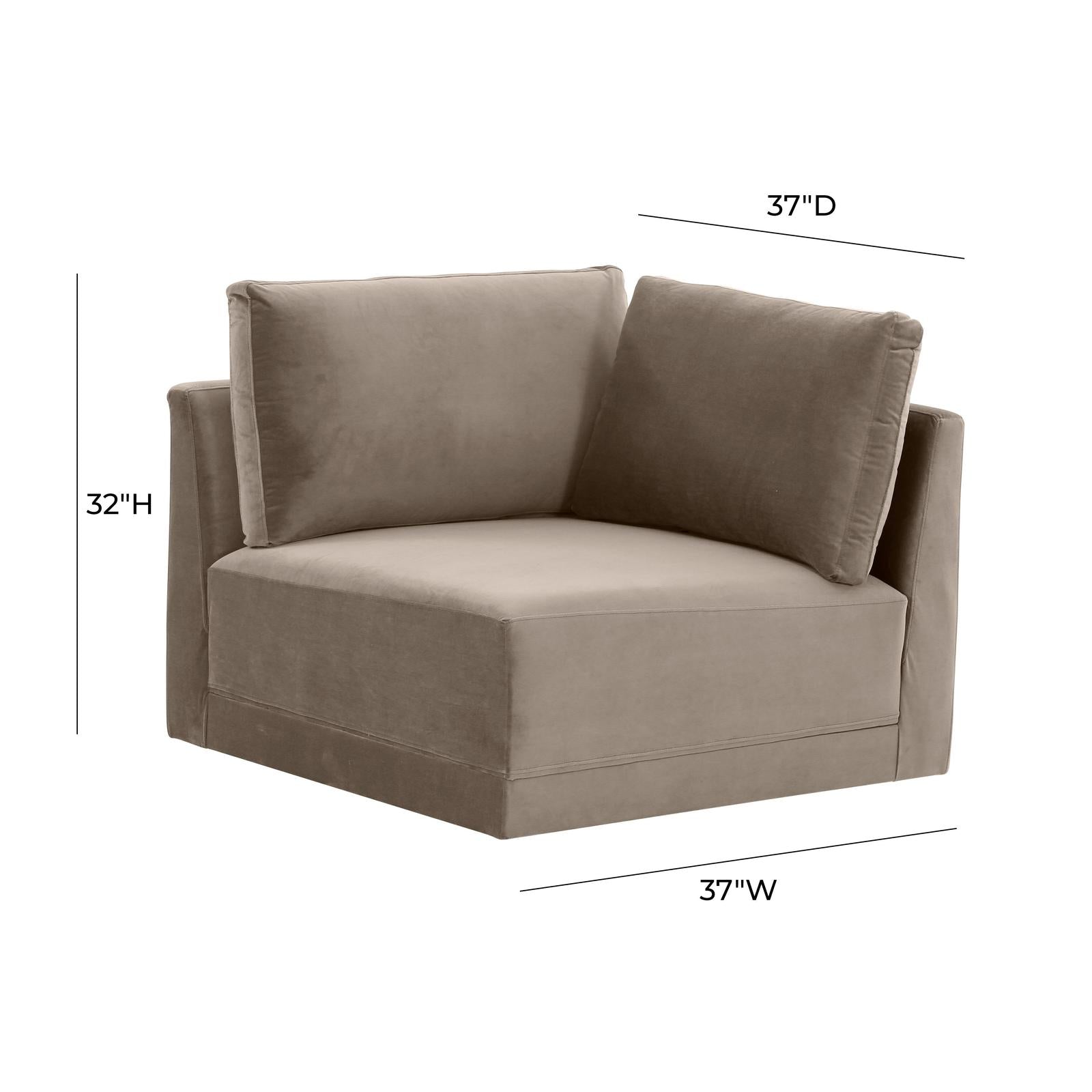 TOV Furniture Willow Performance Velvet Modular Components