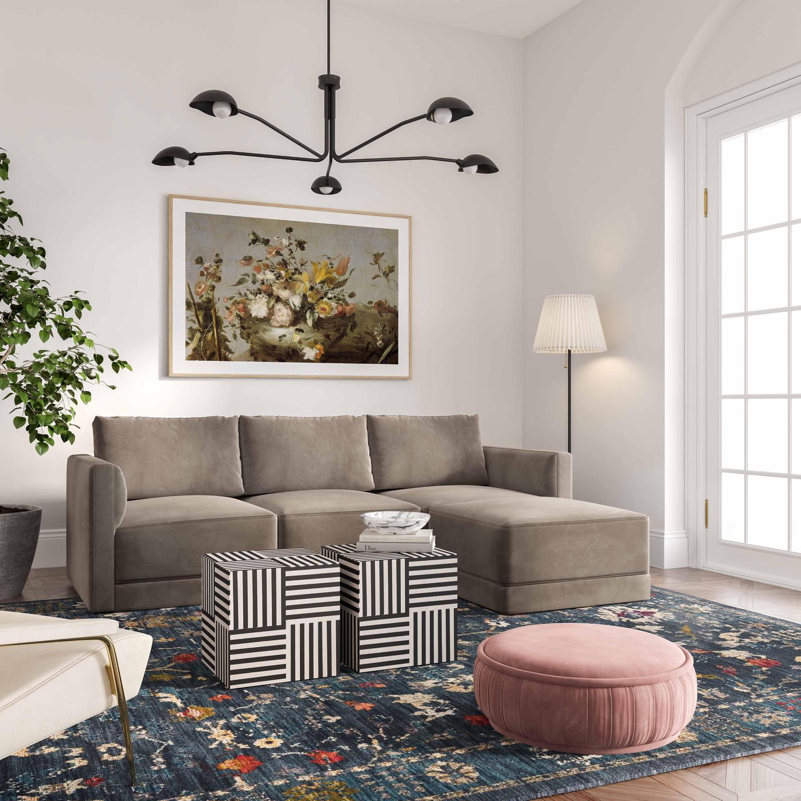 TOV Furniture Willow Performance Velvet Modular Components