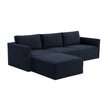 TOV Furniture Willow 4-Piece Performance Velvet Modular Sectional