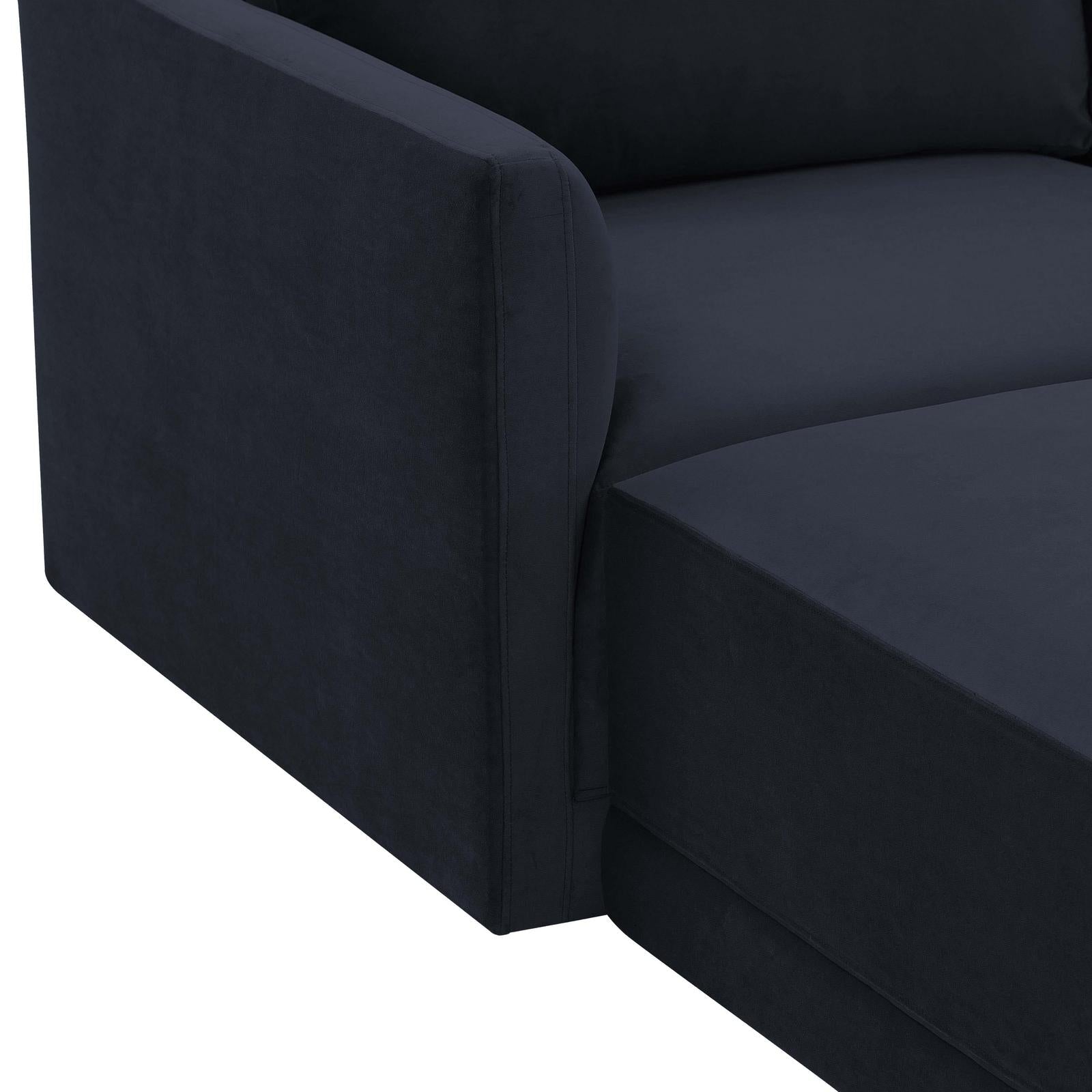 TOV Furniture Willow 4-Piece Performance Velvet Modular Sectional