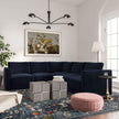 TOV Furniture Willow 5-Piece Performance Velvet Modular L Sectional