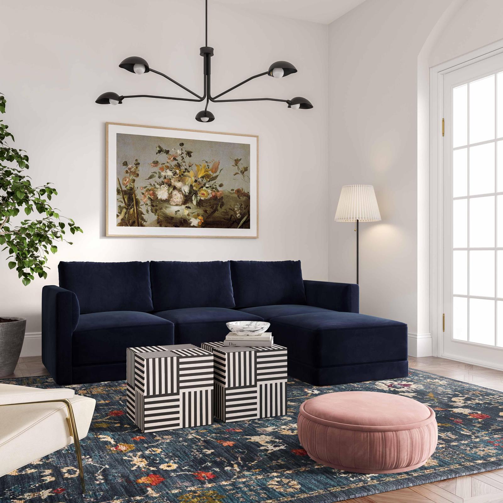 TOV Furniture Willow Performance Velvet Modular Components