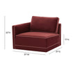 TOV Furniture Willow Performance Velvet Modular Components
