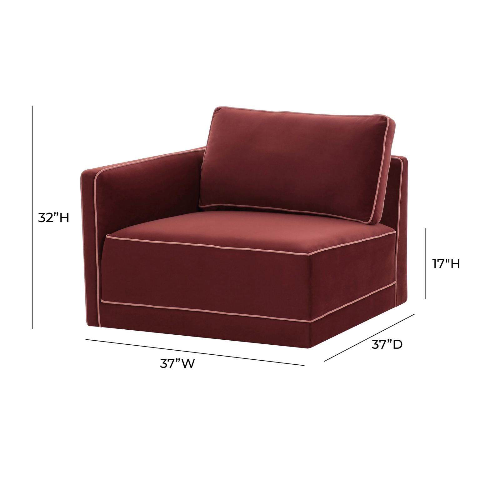 TOV Furniture Willow Performance Velvet Modular Components