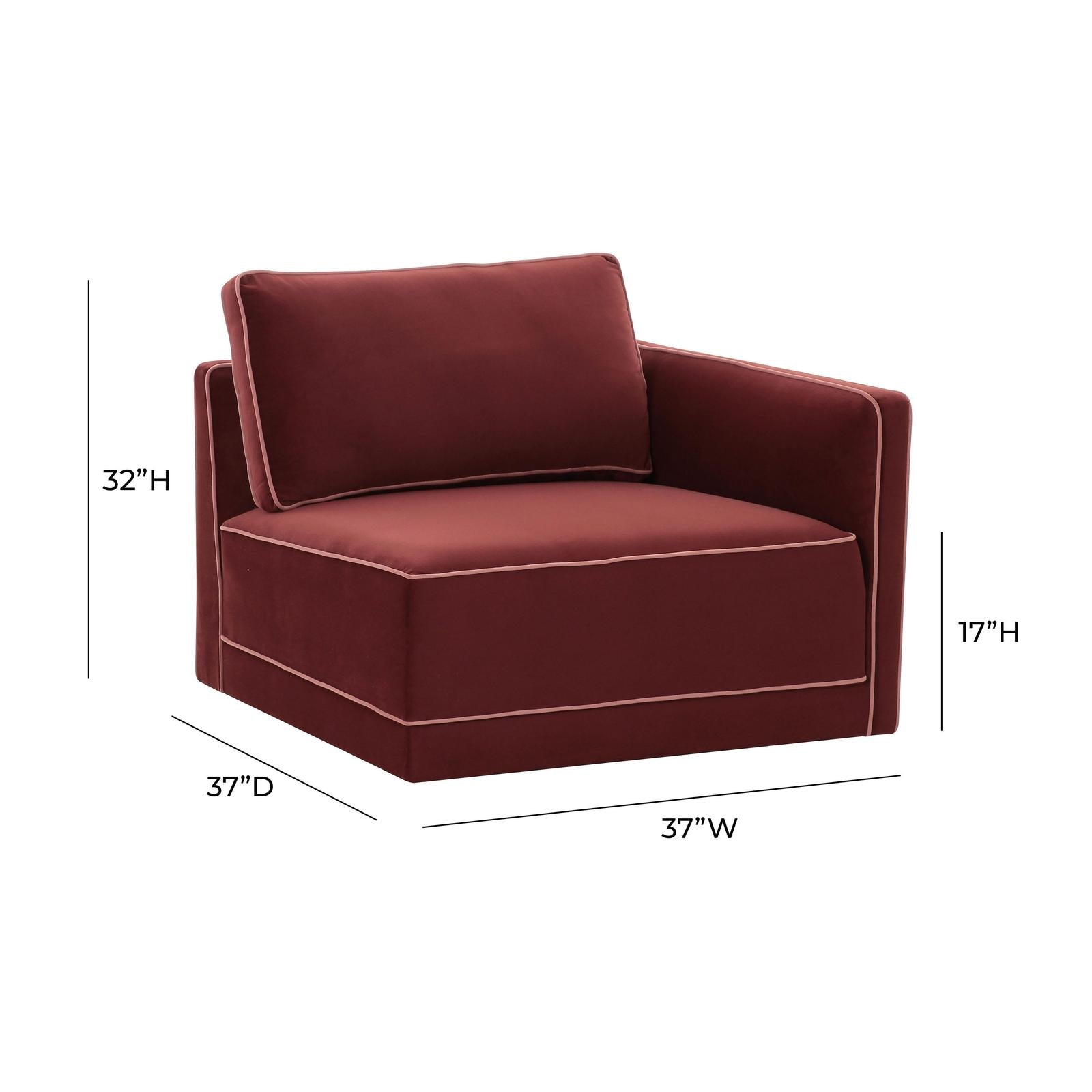 TOV Furniture Willow Performance Velvet Modular Components