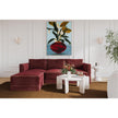 TOV Furniture Willow 4-Piece Performance Velvet Modular Sectional