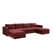 TOV Furniture Willow 6-Piece Performance Velvet Modular U Sectional