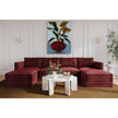 TOV Furniture Willow 6-Piece Performance Velvet Modular U Sectional