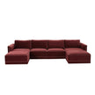 TOV Furniture Willow 6-Piece Performance Velvet Modular U Sectional