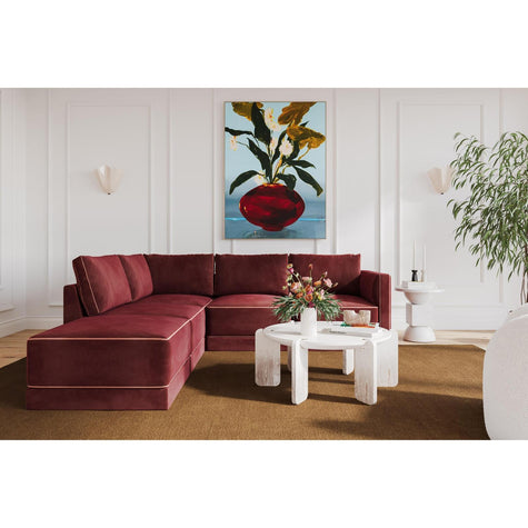 TOV Furniture Willow 5-Piece Performance Velvet Modular Sectional
