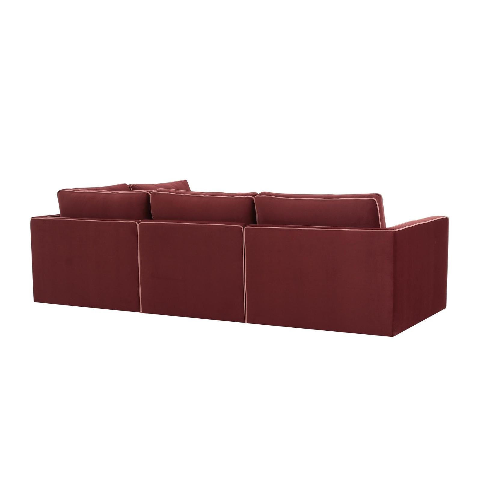 TOV Furniture Willow 5-Piece Performance Velvet Modular Sectional