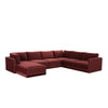 TOV Furniture Willow 7-Piece Performance Velvet Modular Large Chaise Sectional