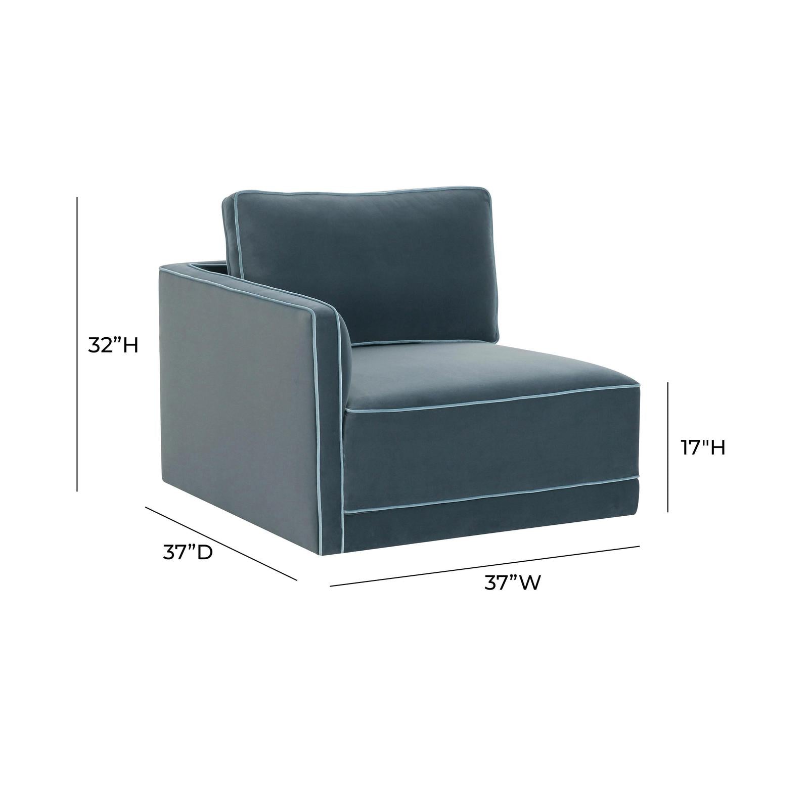 TOV Furniture Willow Performance Velvet Modular Components