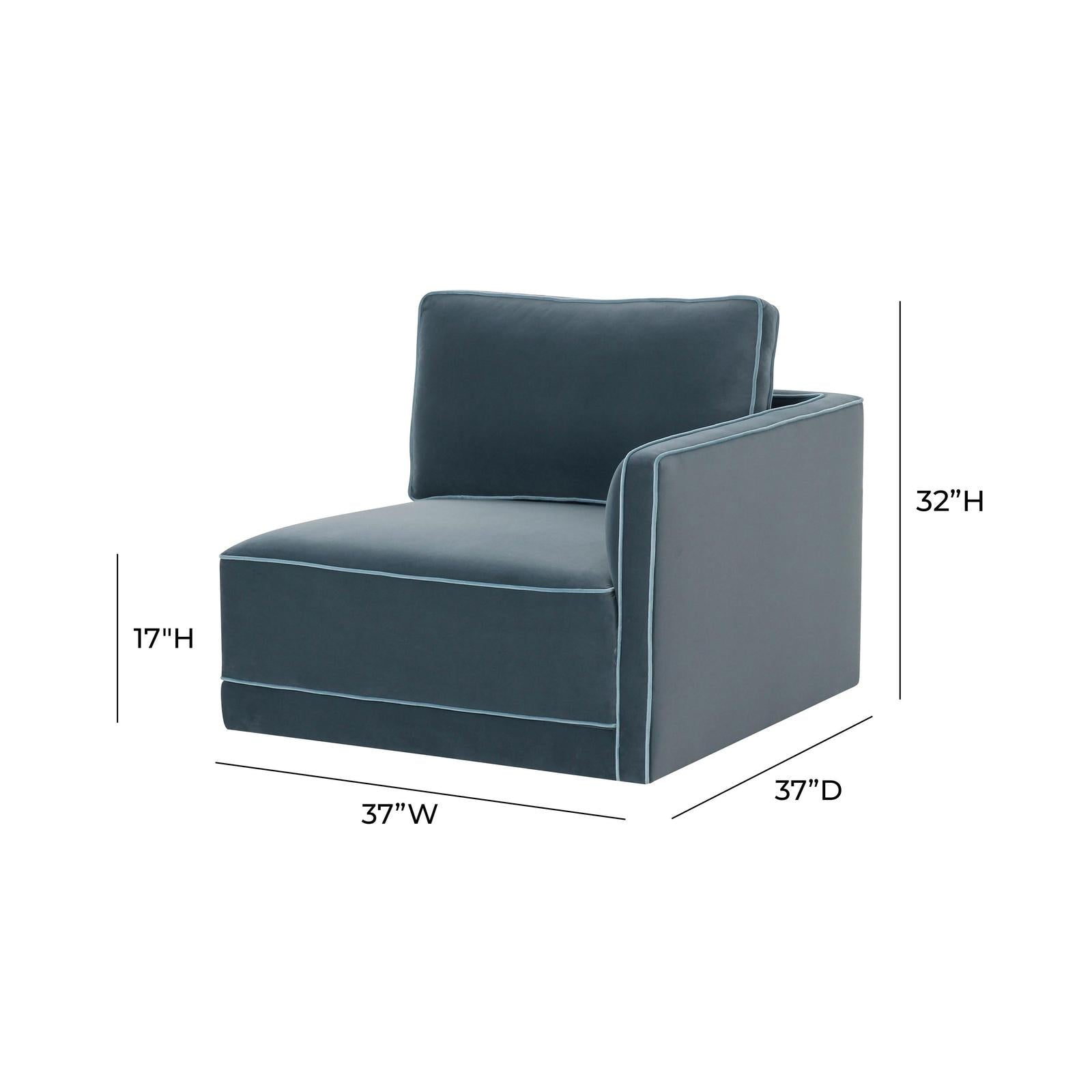 TOV Furniture Willow Performance Velvet Modular Components
