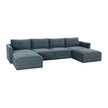 TOV Furniture Willow 6-Piece Performance Velvet Modular U Sectional