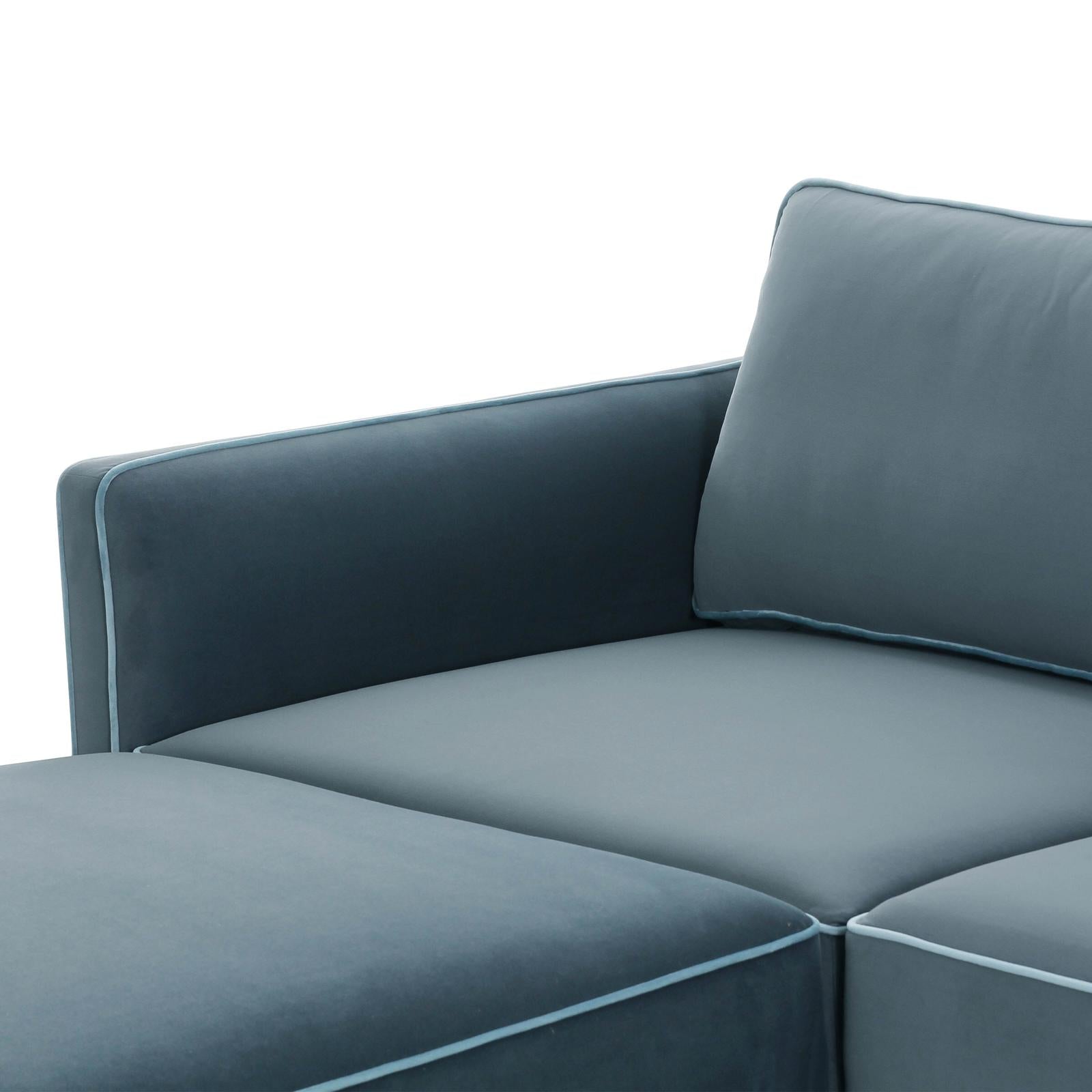 TOV Furniture Willow 5-Piece Performance Velvet Modular Sectional