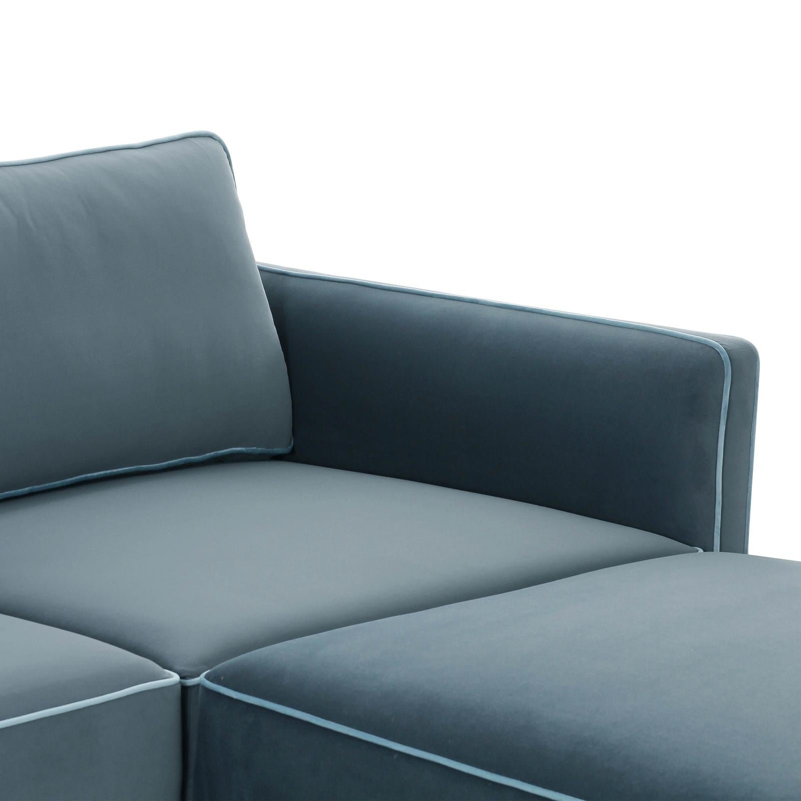 TOV Furniture Willow 5-Piece Performance Velvet Modular Sectional
