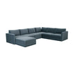 TOV Furniture Willow 7-Piece Performance Velvet Modular Large Chaise Sectional