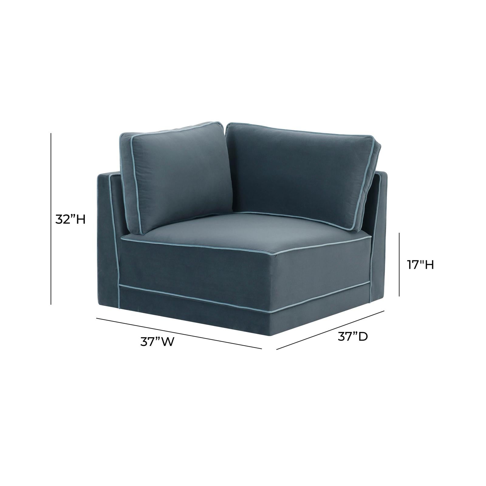 TOV Furniture Willow Performance Velvet Modular Components