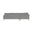 TOV Furniture Serena 3-Piece Performance Velvet Chaise Sectional
