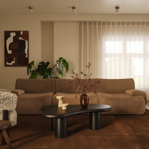 TOV Furniture Zenith Latte Brown Performance Velvet Modular Components