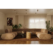 TOV Furniture Zenith 8-Piece Latte Brown Performance Velvet Modular U-Sectional