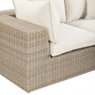 TOV Furniture Cali 4-Piece Performance Fabric & Wicker Outdoor Sectional