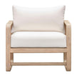 TOV Furniture Palata Cream Performance Fabric Outdoor Accent Chair