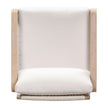 TOV Furniture Palata Cream Performance Fabric Outdoor Accent Chair