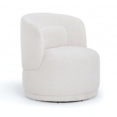 TOV Furniture Massa Textured Performance Fabric Swivel Accent Chair