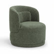 TOV Furniture Massa Textured Performance Fabric Swivel Accent Chair