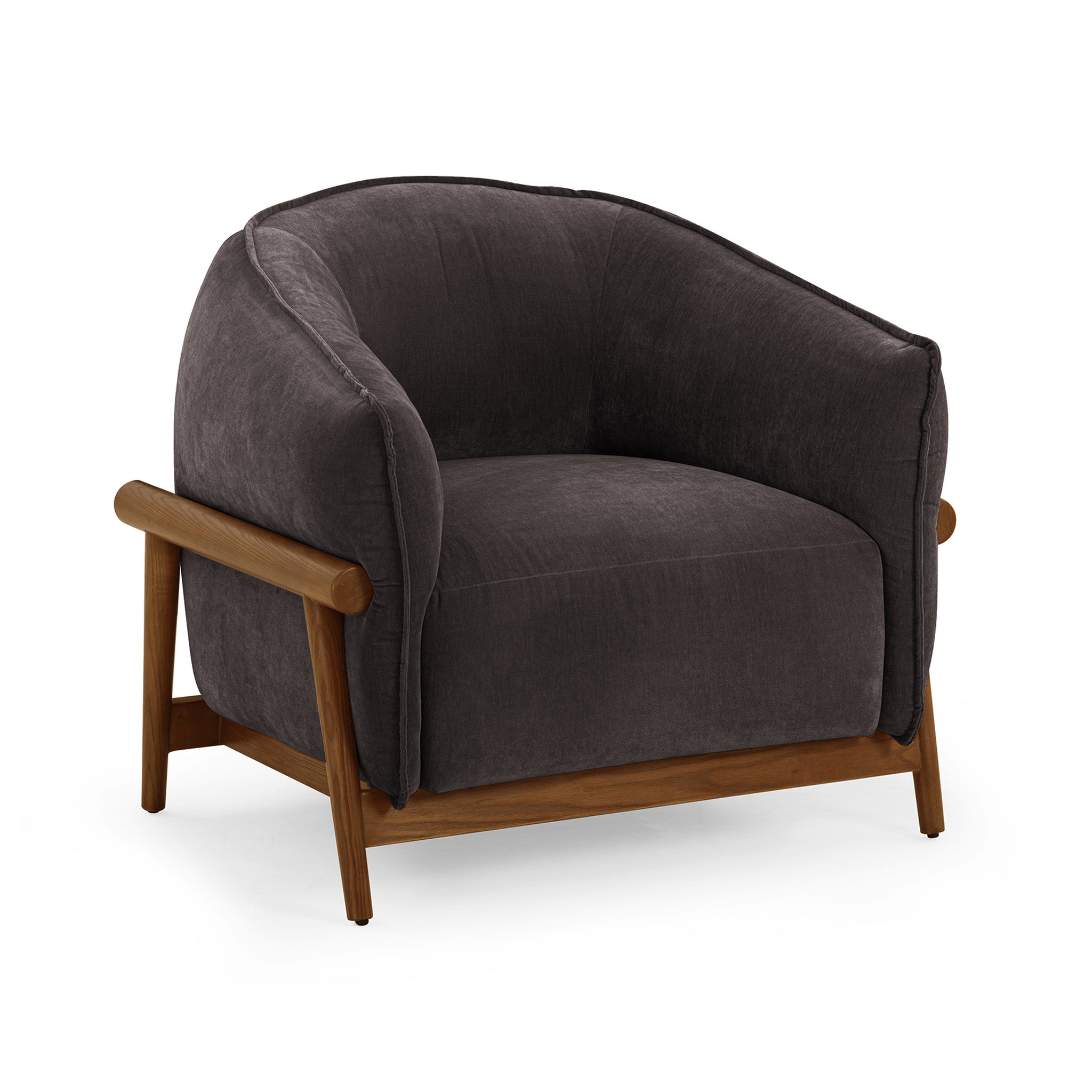 TOV Furniture Piedmont Upcycled Contract-Grade Chenille Accent Chair