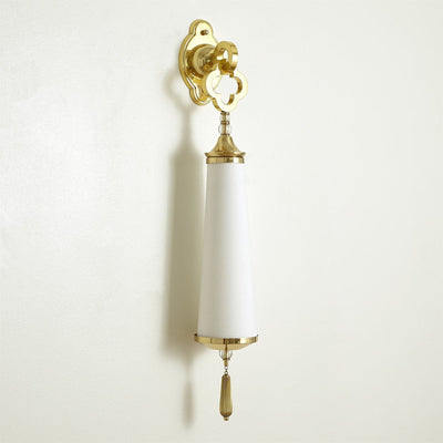 Global Views Hardwire Quatrefoil Sconce